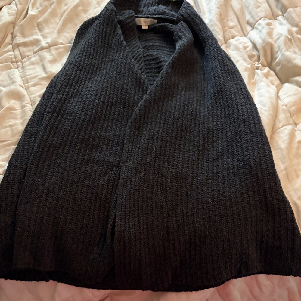 Loft‎ Cozy Black Knit Cardigan
